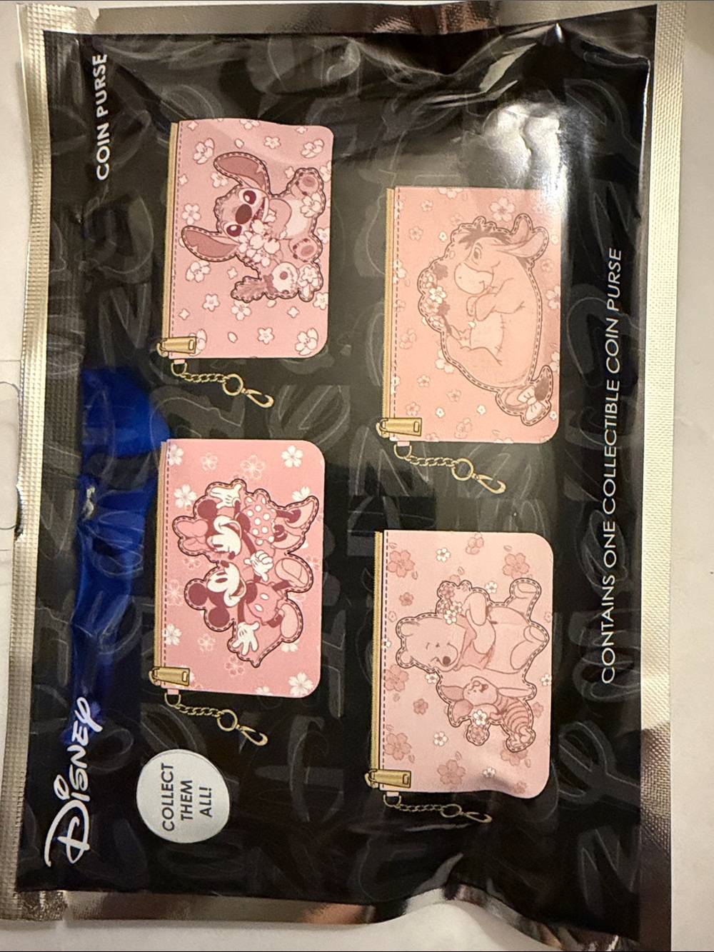 Disney Spring Cherry Blossom Blind bag Coin Purse New Sealed